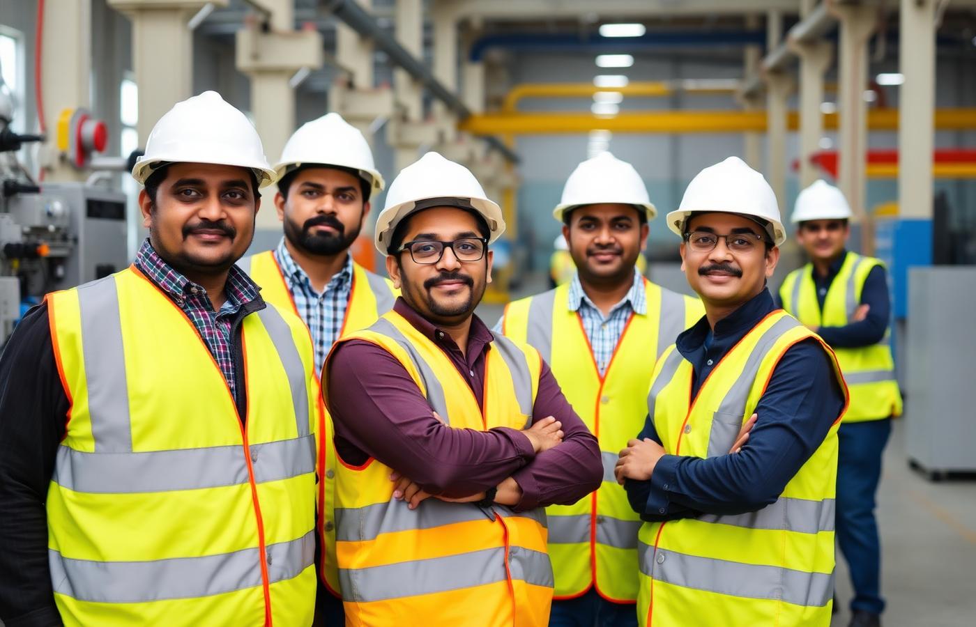BECMPL engineering team at a manufacturing facility